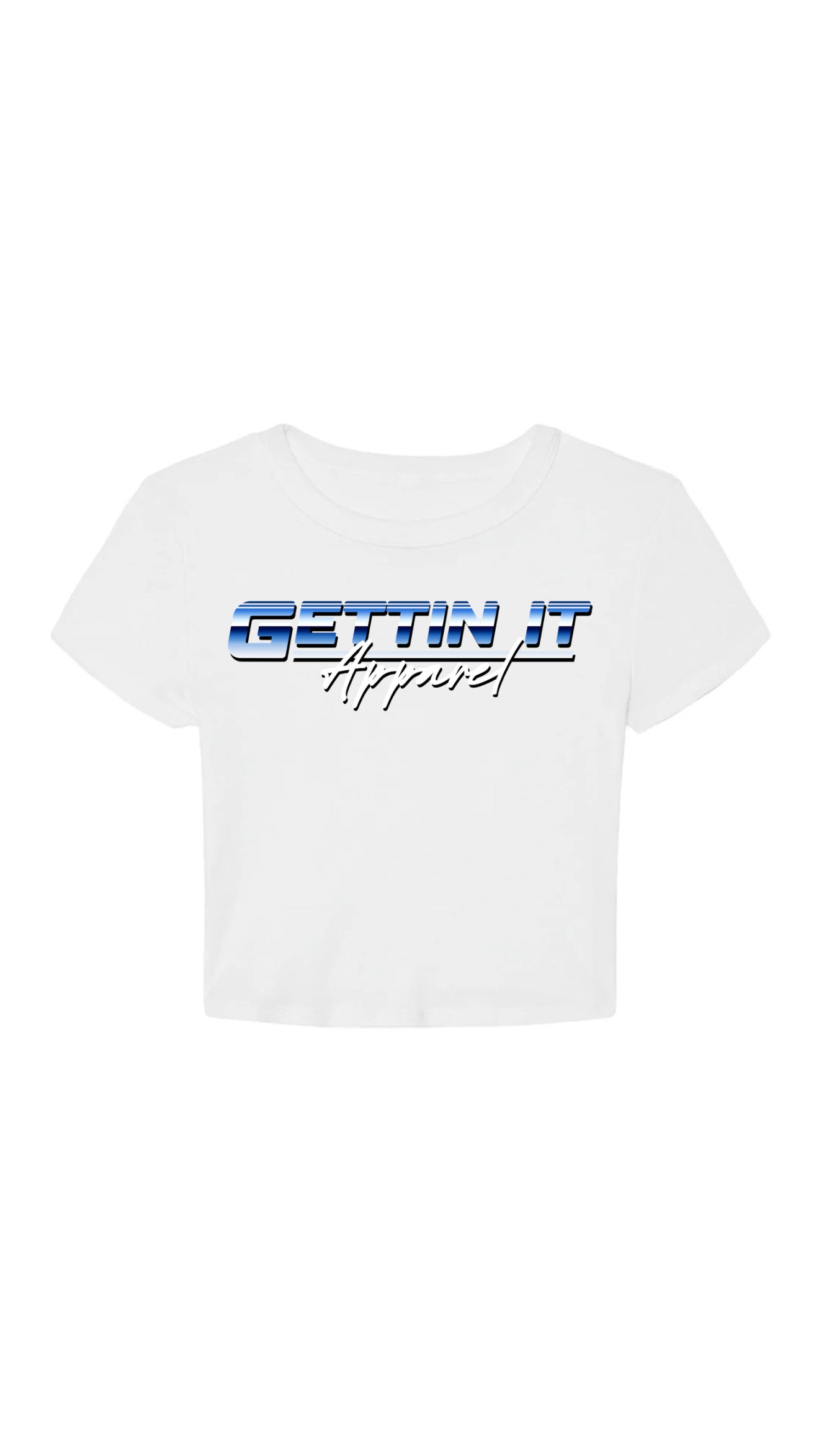gettin it crop top