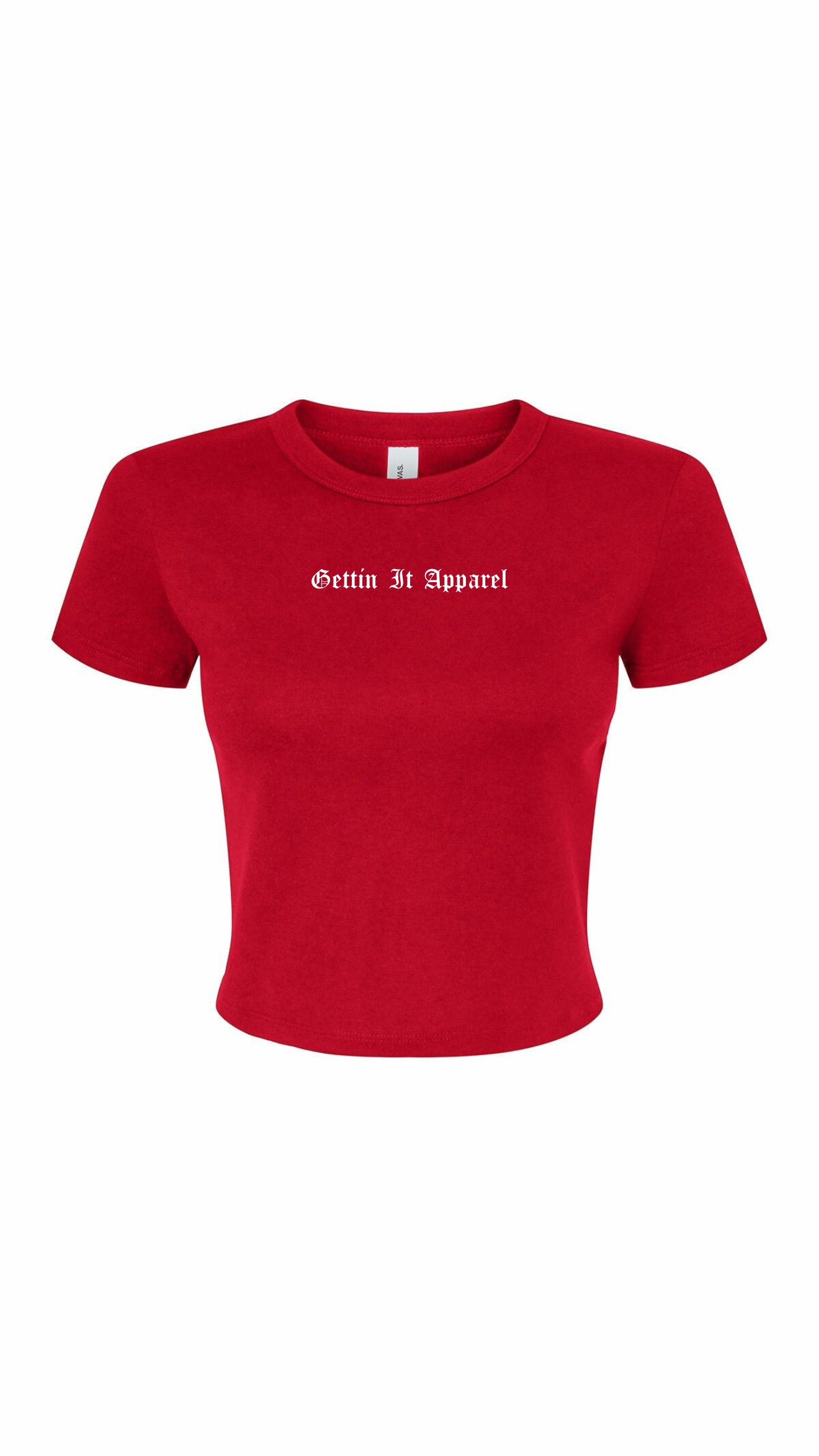 micro rib baby tee