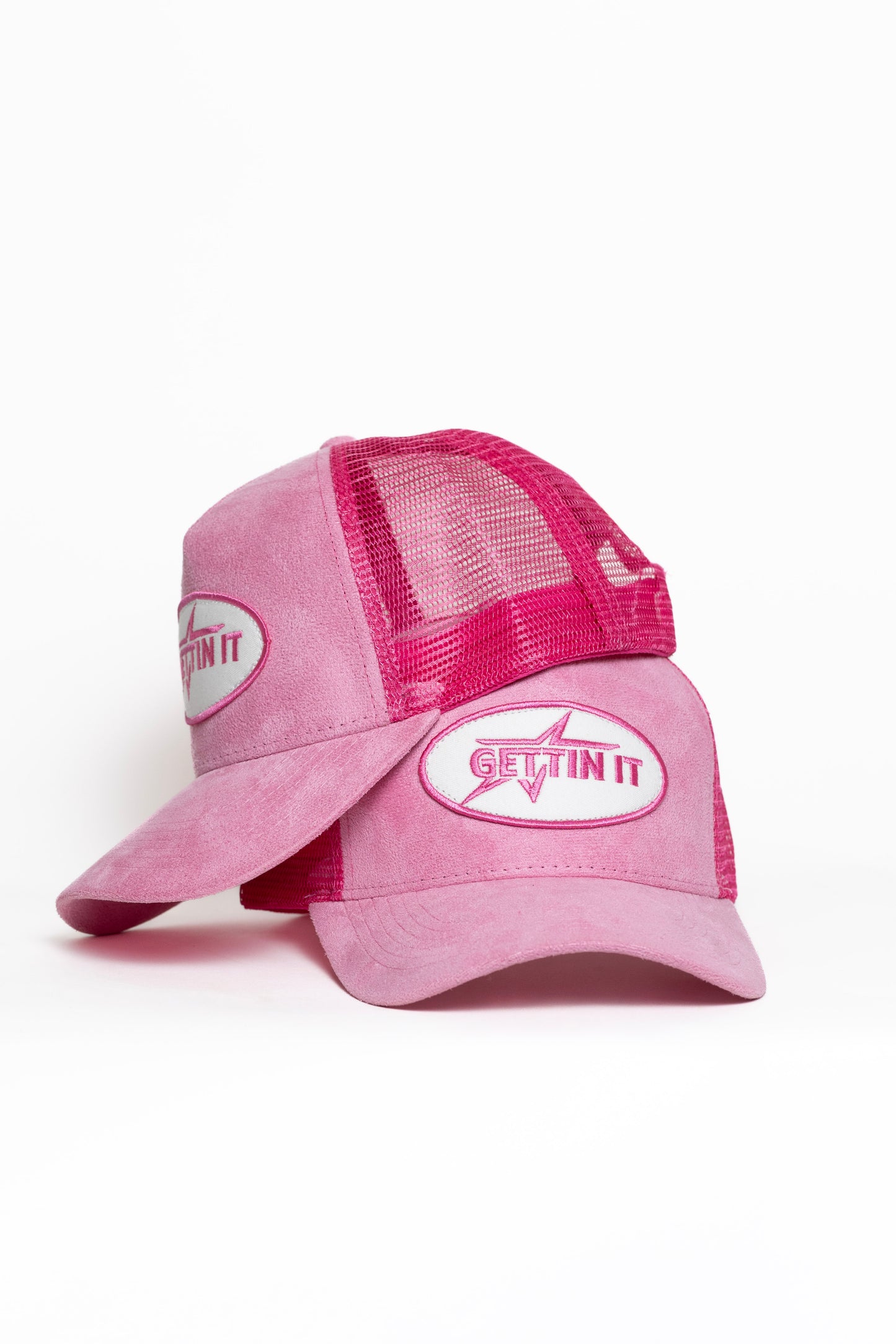suede trucker hat