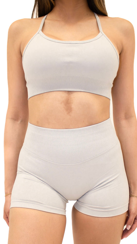 spandex shorts/bra set