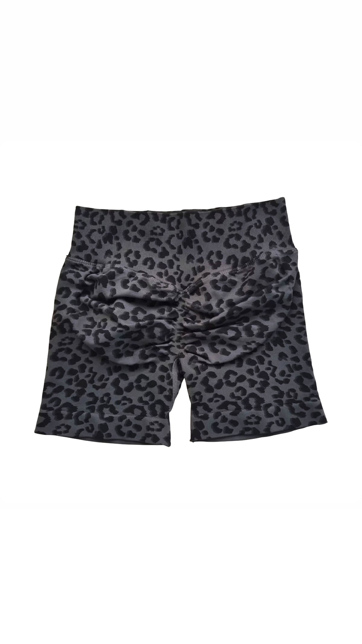 leopard spandex shorts