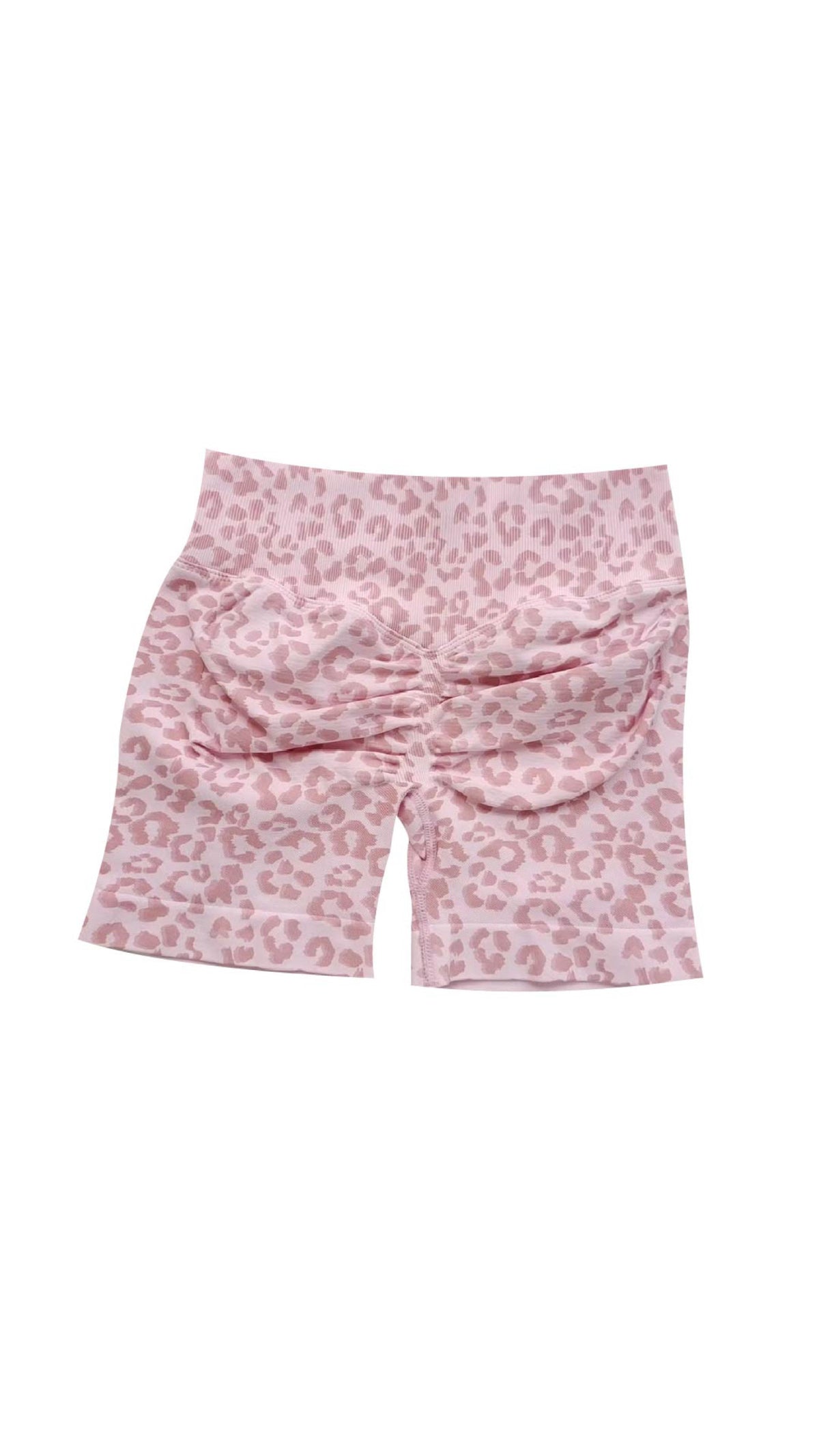 leopard spandex shorts
