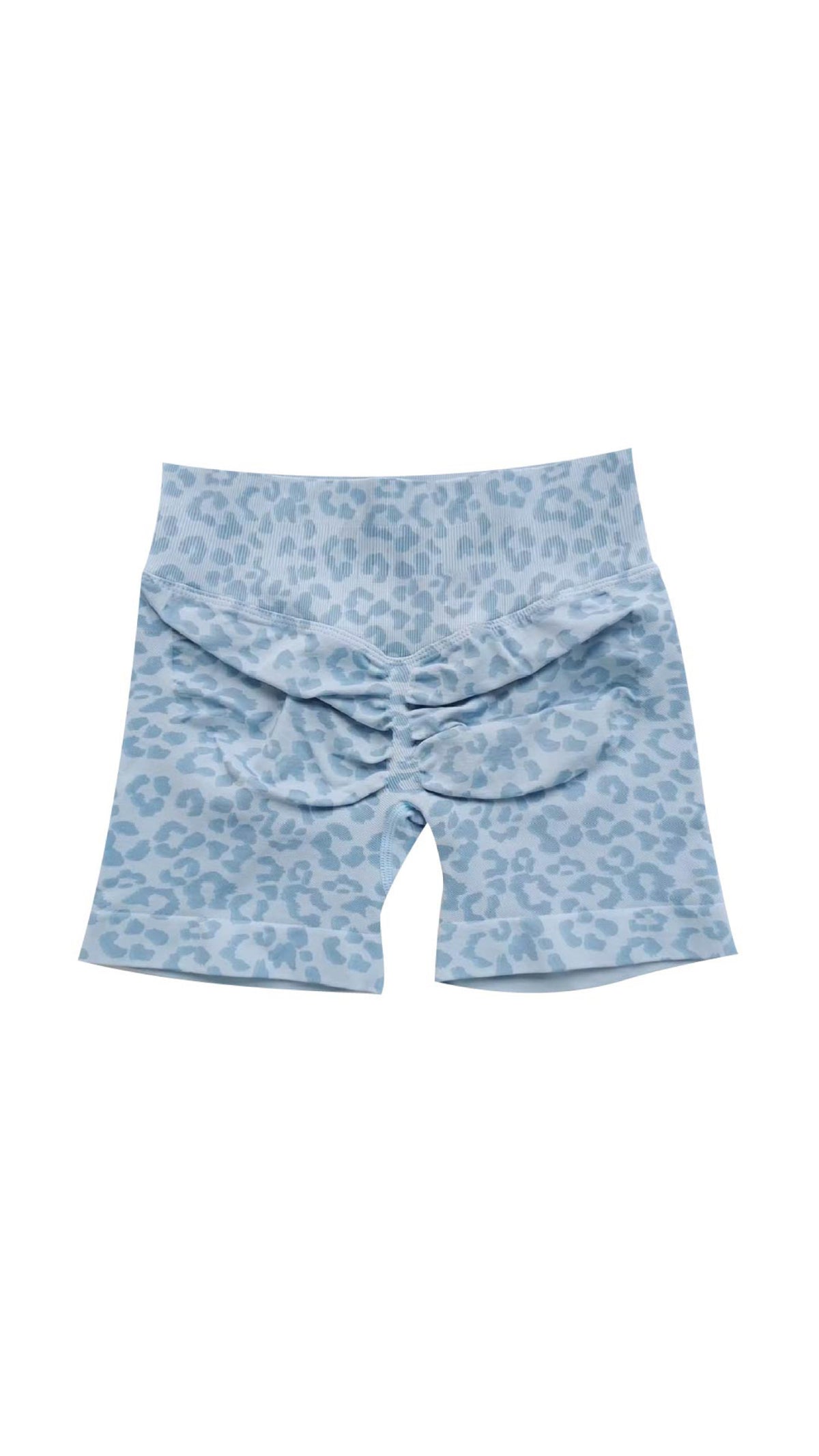leopard spandex shorts