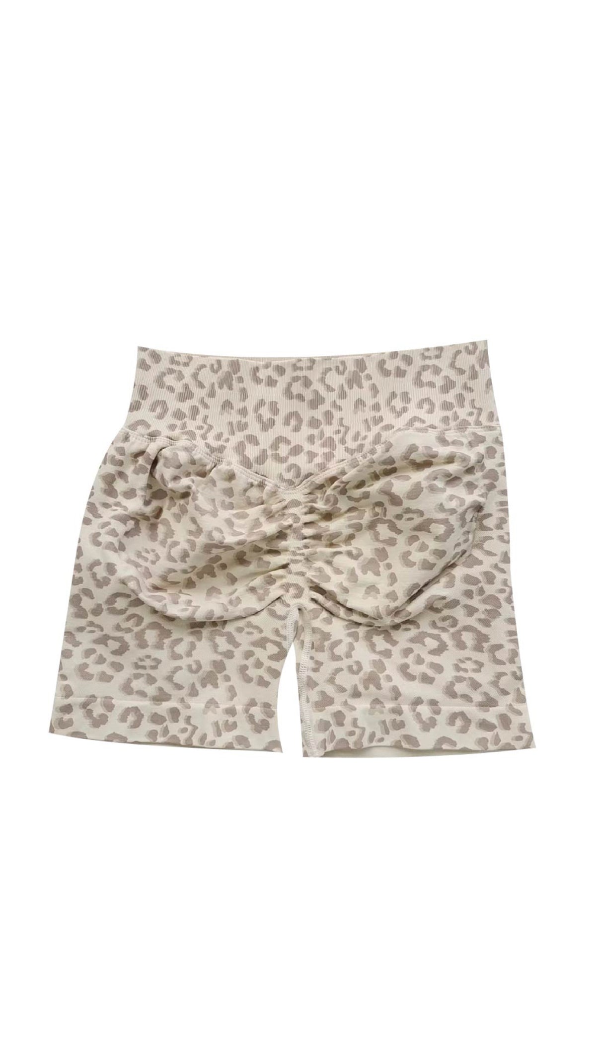 leopard spandex shorts