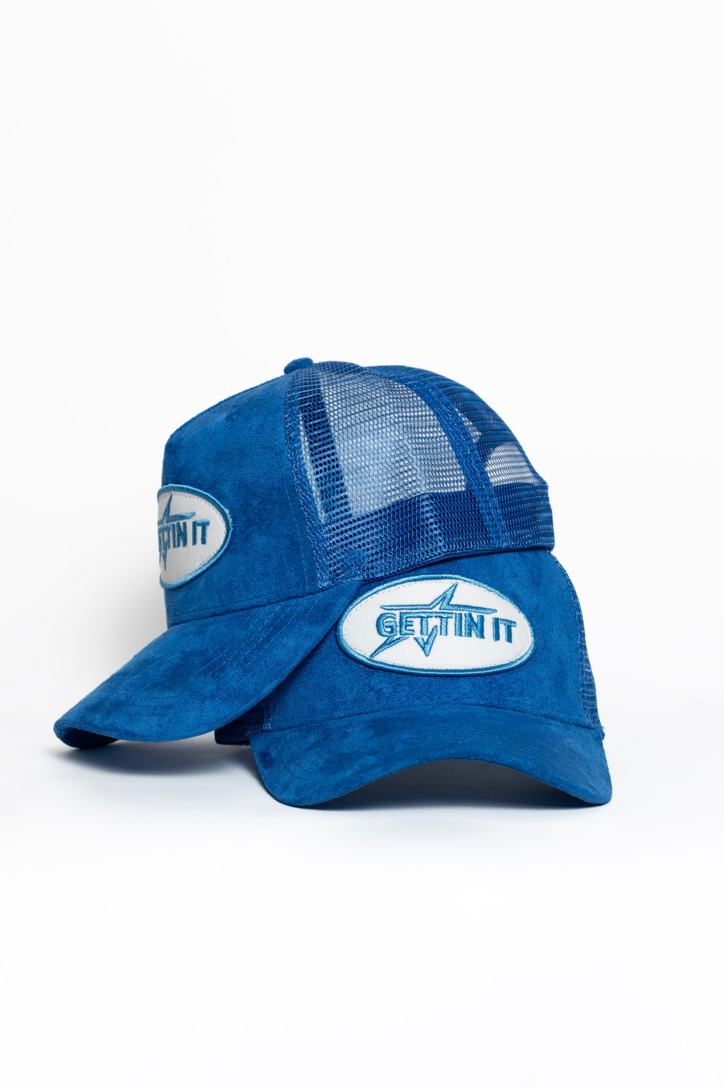 suede trucker hat