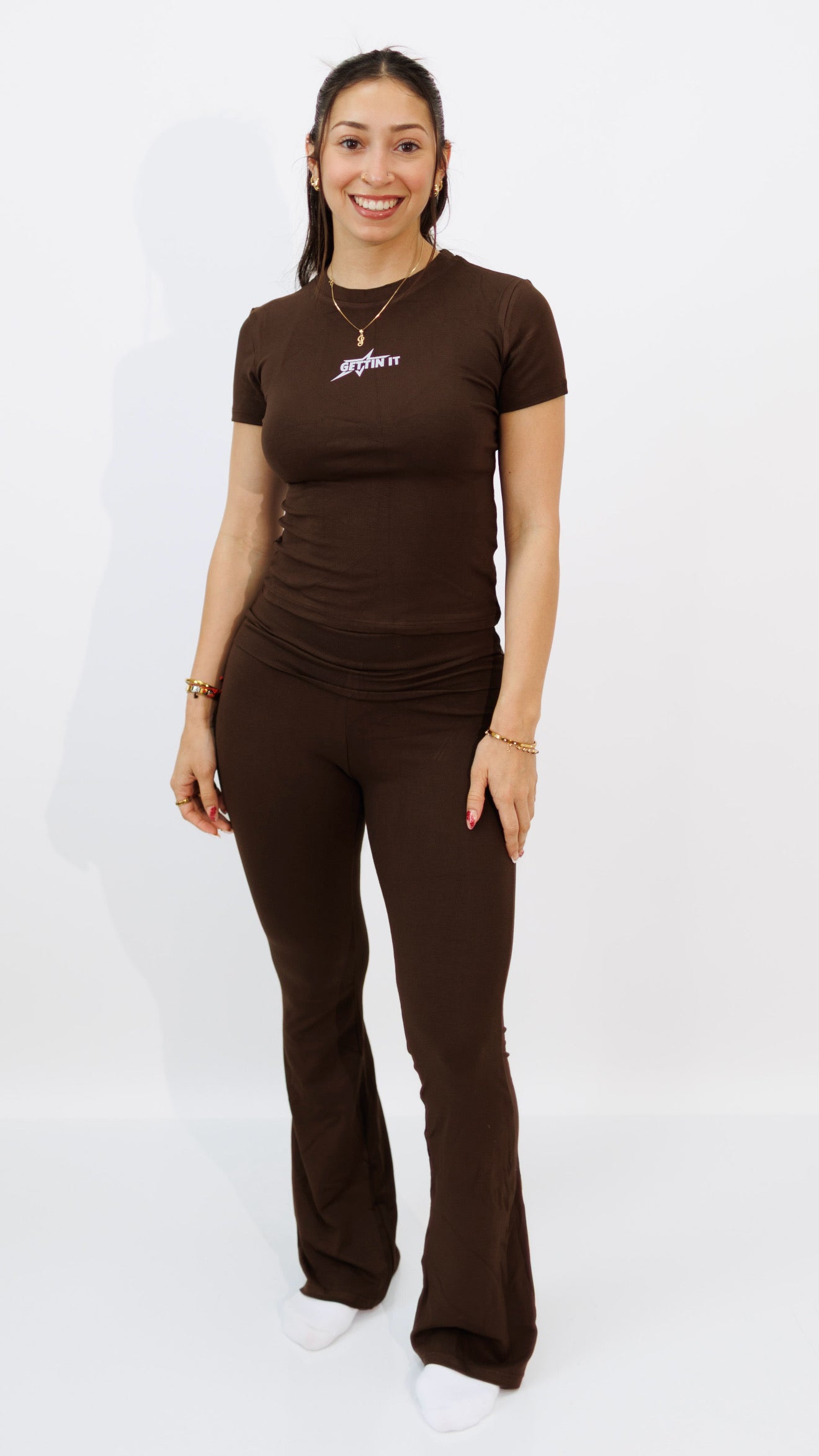 brown lounge set