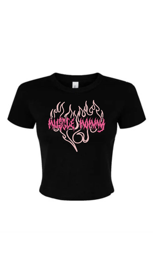 muscle mommy crop top