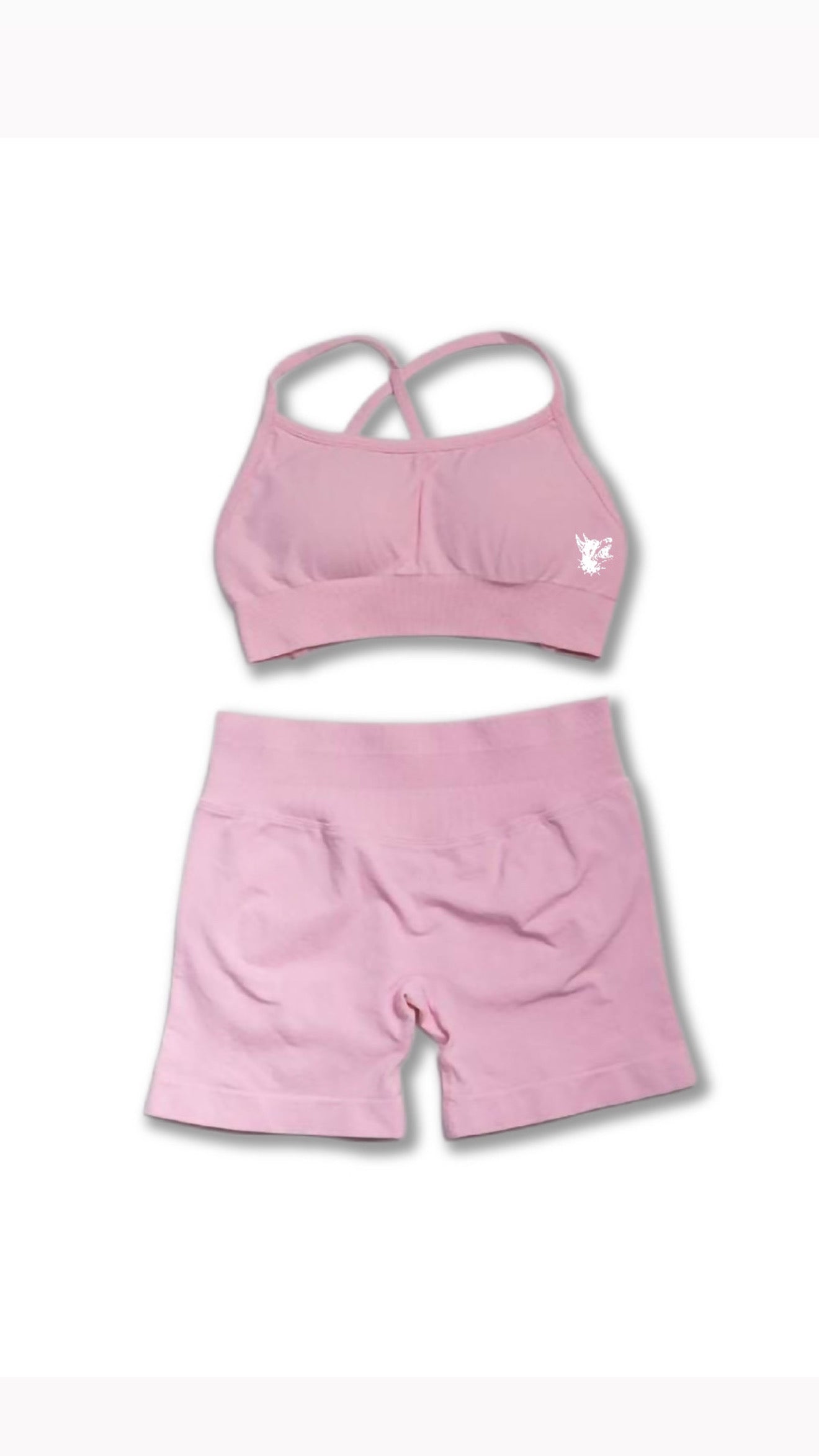 spandex shorts/bra set